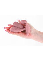 Vibrador de punto G de silicona recargable Secrets Echo con estimulación del clítoris