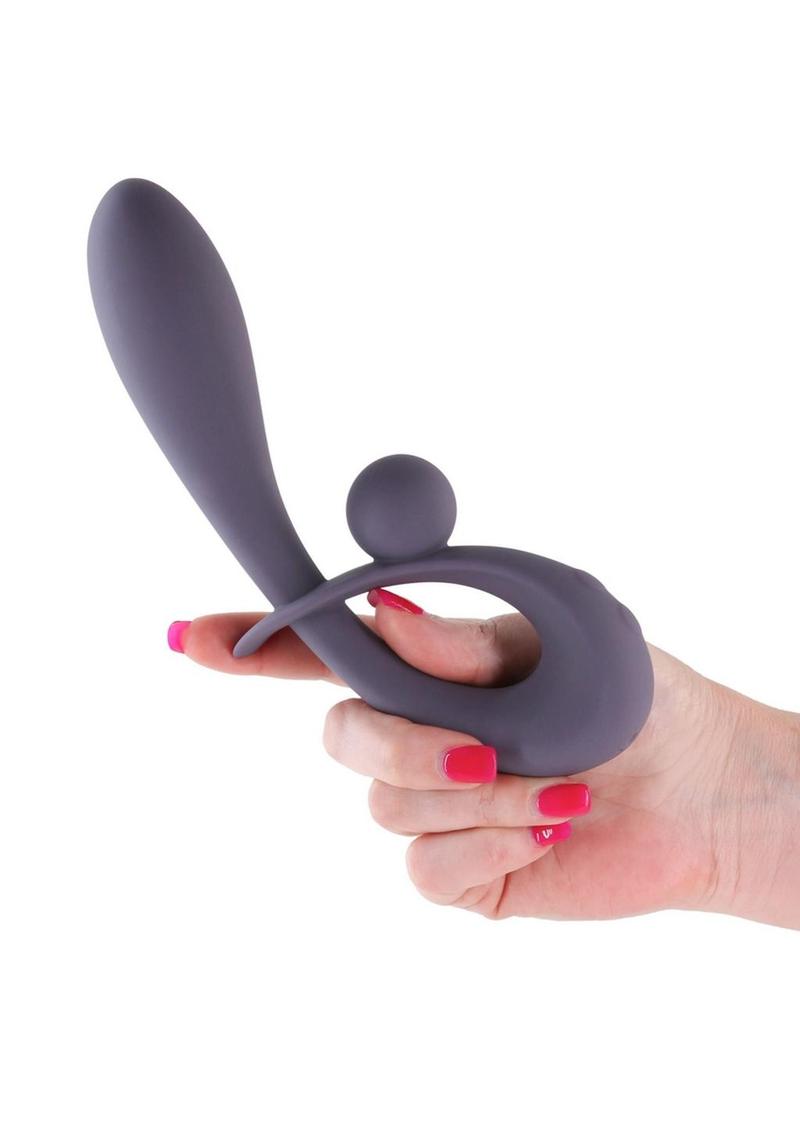 Vibrador de conejo de silicona recargable Secrets Forte