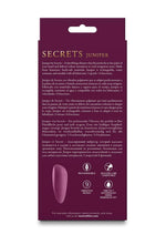Vibrador de silicona recargable Secrets Juniper