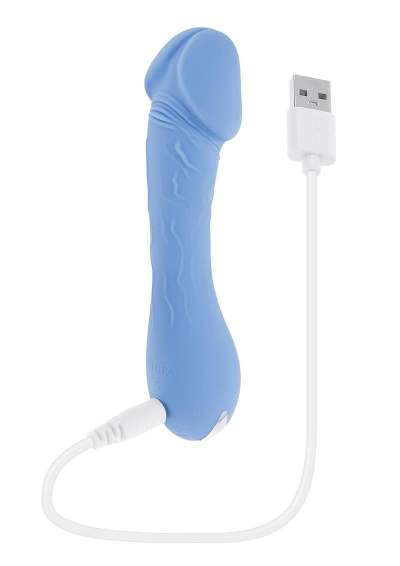 Consolador vibrador de silicona recargable Selopa Dainty Dick
