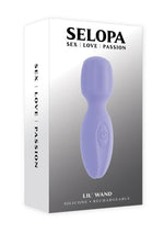 Selopa Lil Wand Rechargeable Silicone Vibrator - Purple