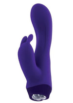 Vibrador de conejo de silicona recargable Selopa Plum Job