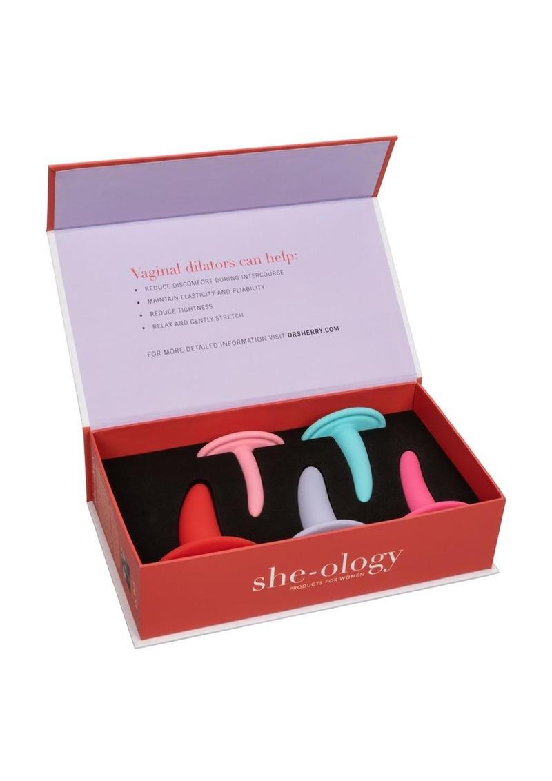 Dilatador vaginal portátil de silicona She-Ology