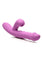 Shegasm + Thrust Wave Thrusting and Sucking Rechargeable Silicone Rabbit Vibrator - Purple