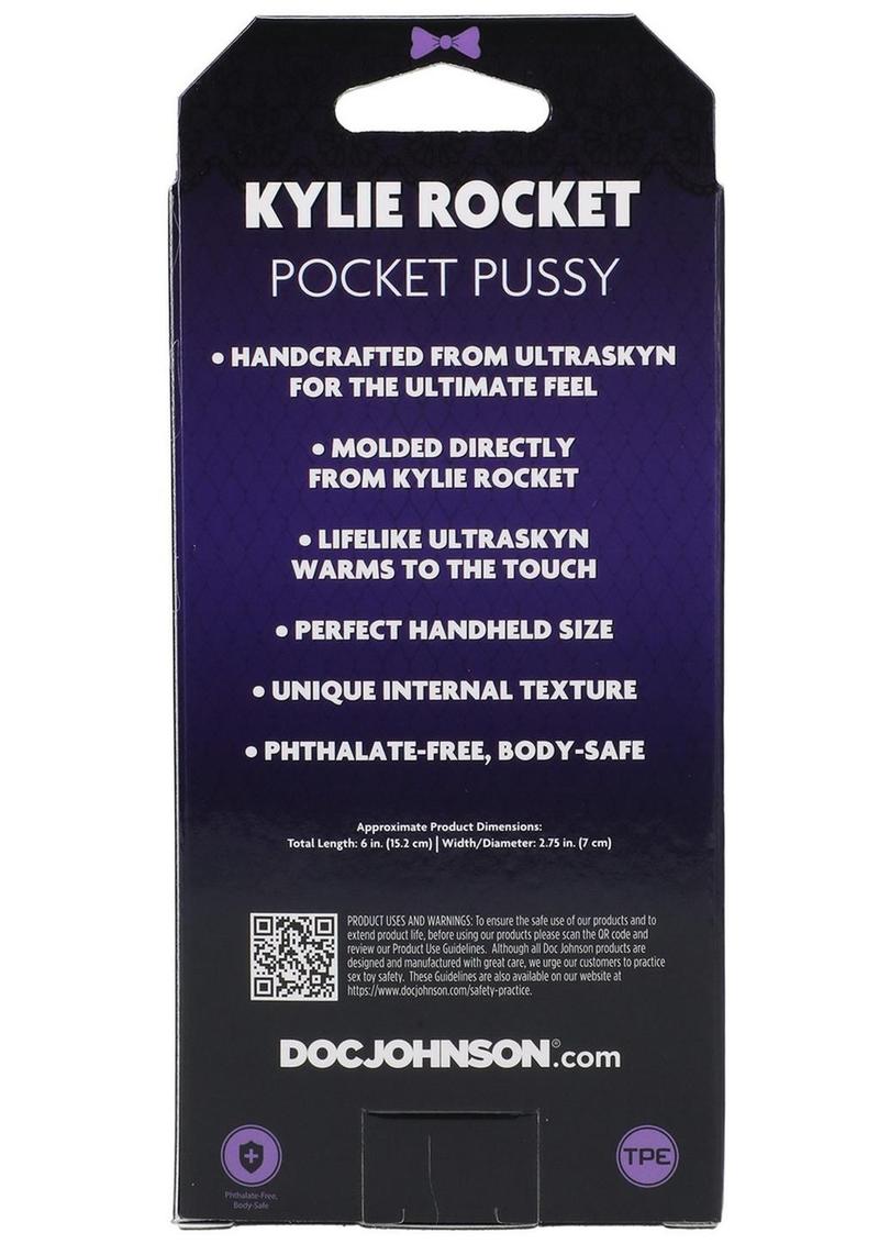 Masturbador de bolsillo Signature Strokers Kylie Rocket Ultraskyn - Coño