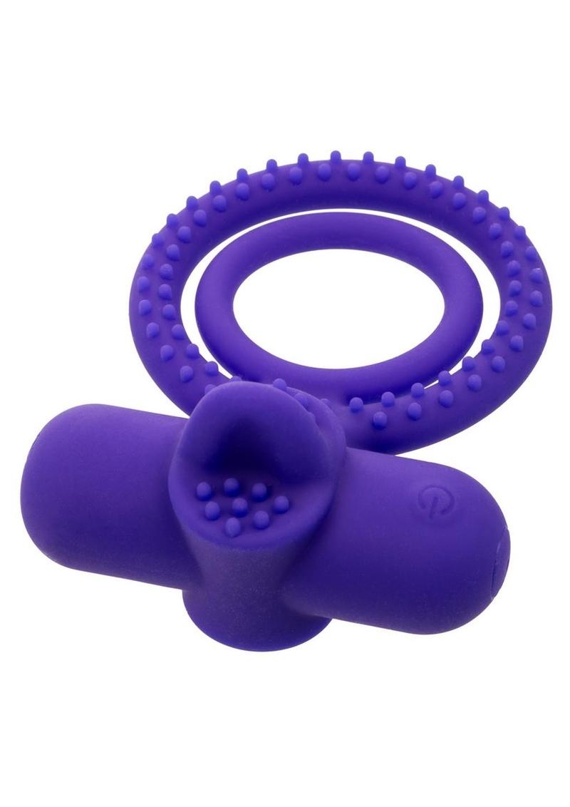 Anillo de silicona recargable para el pene con doble clímax