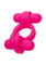 Silicone Rechargeable Rockin' Rabbit Cock Ring - Pink