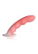 Simply Sweet Wavy Silicone Dildo - Pink/White