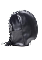 Capucha bondage estricta con cremallera frontal