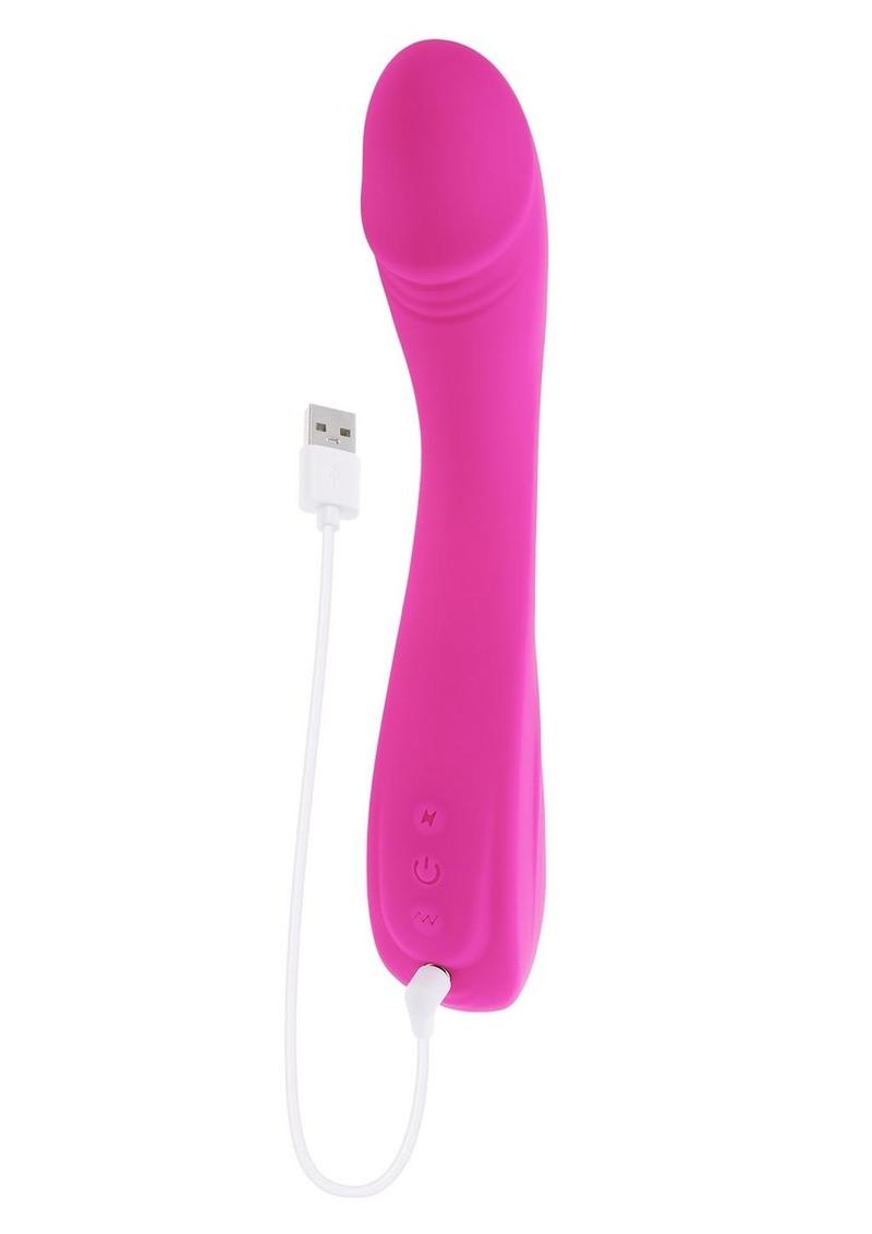 Vibrador de punto G de silicona recargable Sugar Rush