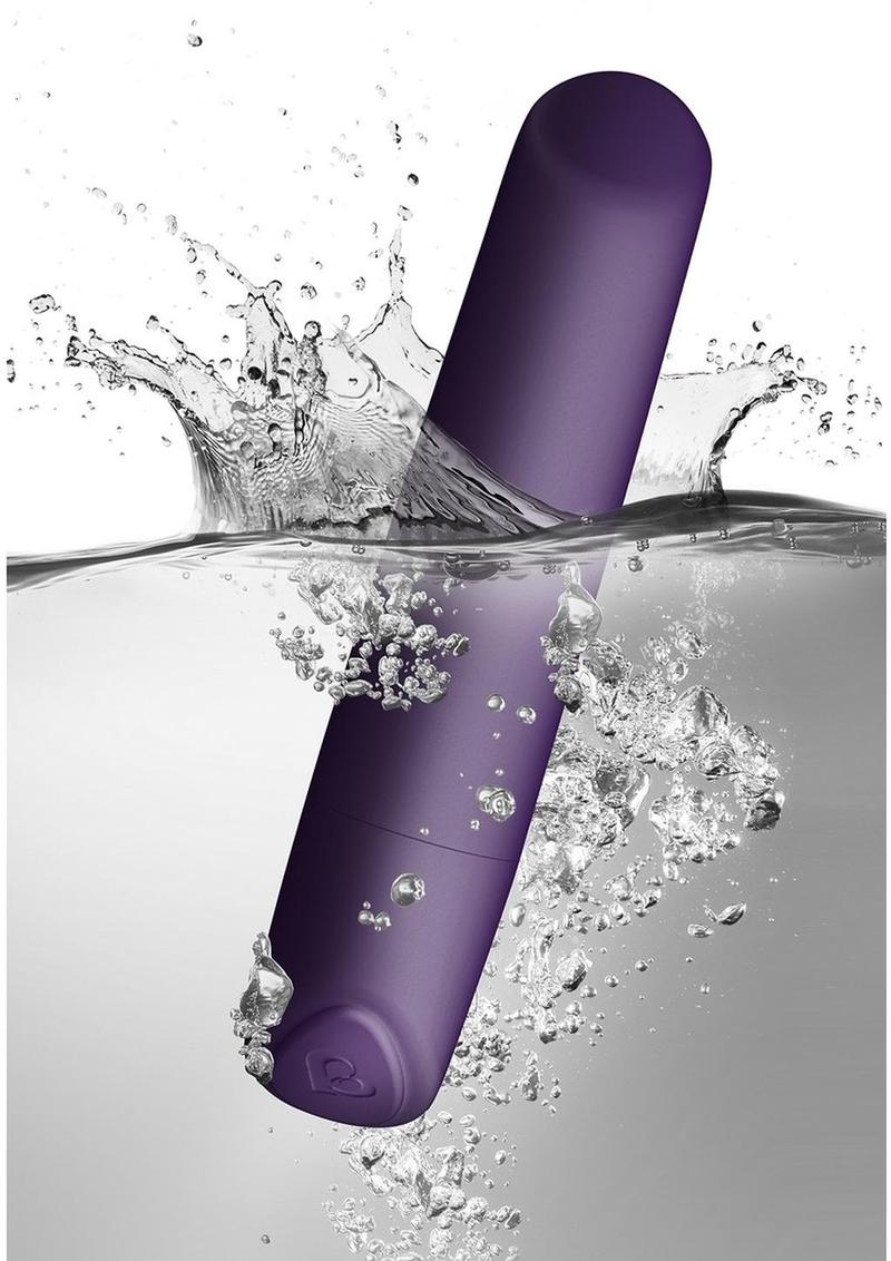 Vibrador bala de silicona recargable Sugarboo Sugar Damson