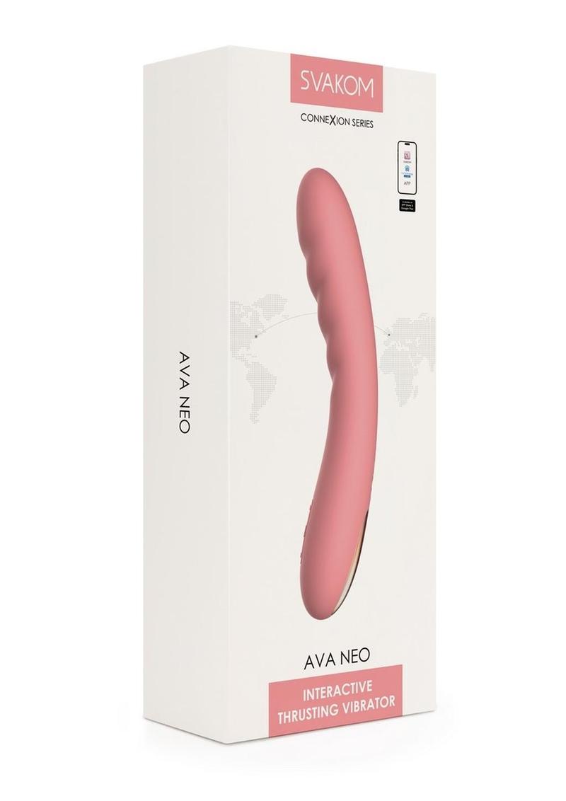 Svakom Ava Neo Rechargeable Silicone Vibrator with Remote