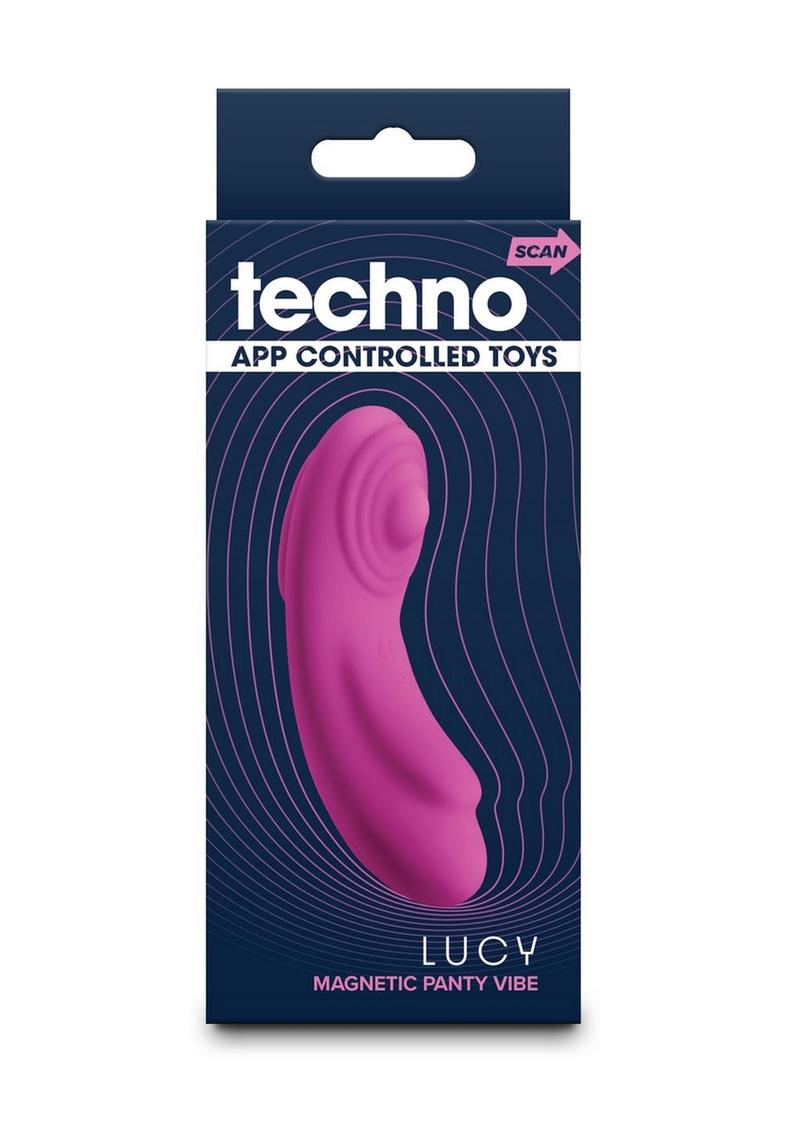 Techno Lucy Rechargeable Silicone App Compatible Panty Vibe - Magenta