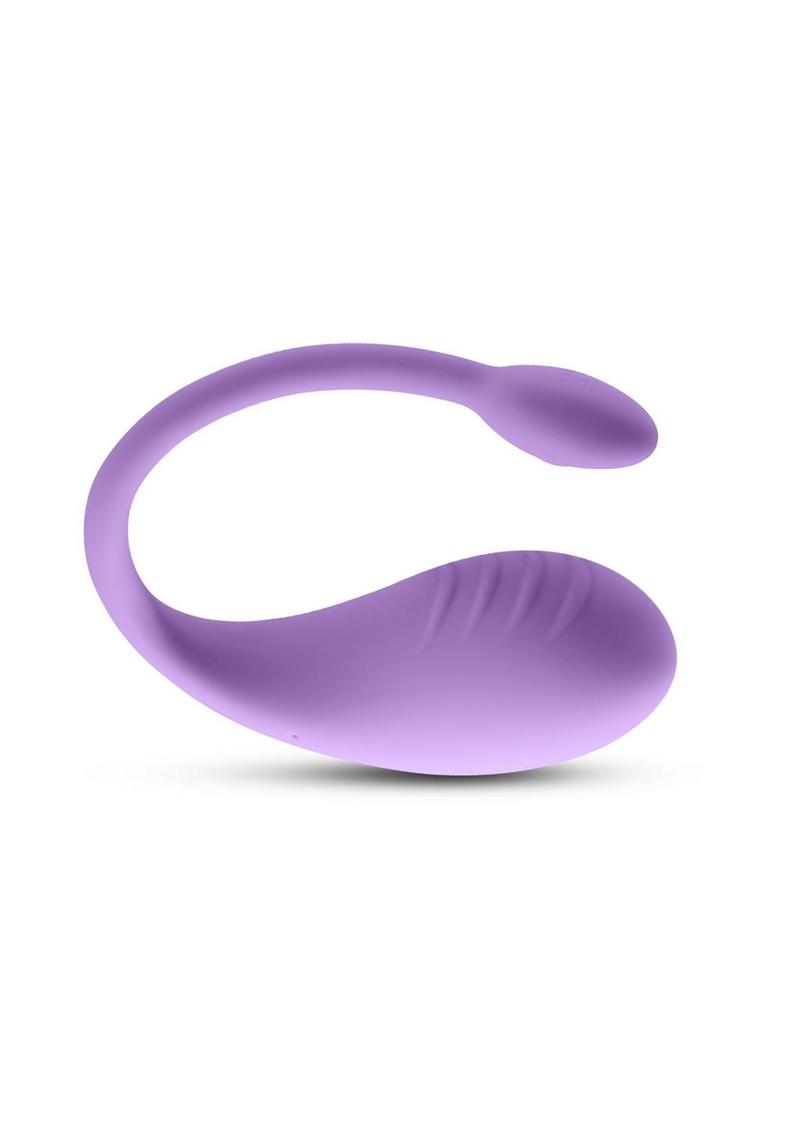 Techno Rave Rechargeable Silicone App Compatible Vibrator - Lavender/Purple