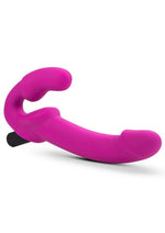 Consolador vibrador de silicona sin tirantes Temptasia Estella con bala recargable