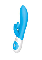 Vibrador de silicona recargable con succión del clítoris The Kissing Rabbit