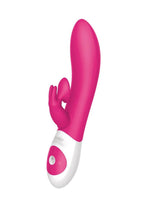Vibrador de silicona recargable con succión del clítoris The Kissing Rabbit