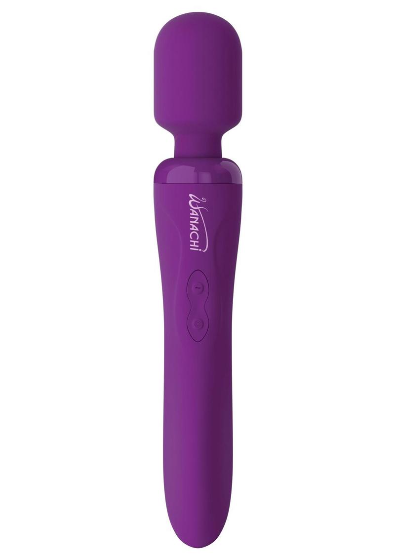 Wanachi Body Recharger Silicone Rechargeable Wand Massager - Purple