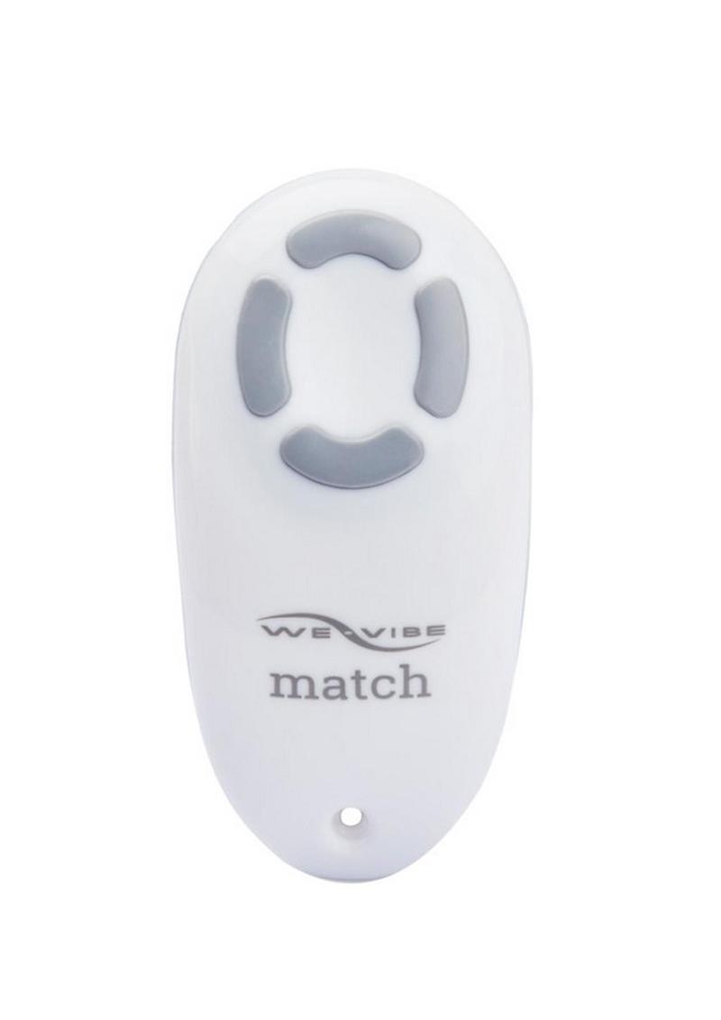 Vibrador para parejas de silicona recargable We-Vibe Match con control remoto