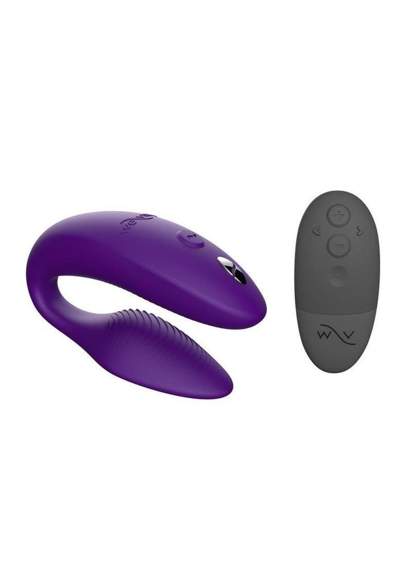 We-Vibe Sync 2nd Generation Rechargeable Silicone Couples Vibrator with Remote Control - Purple