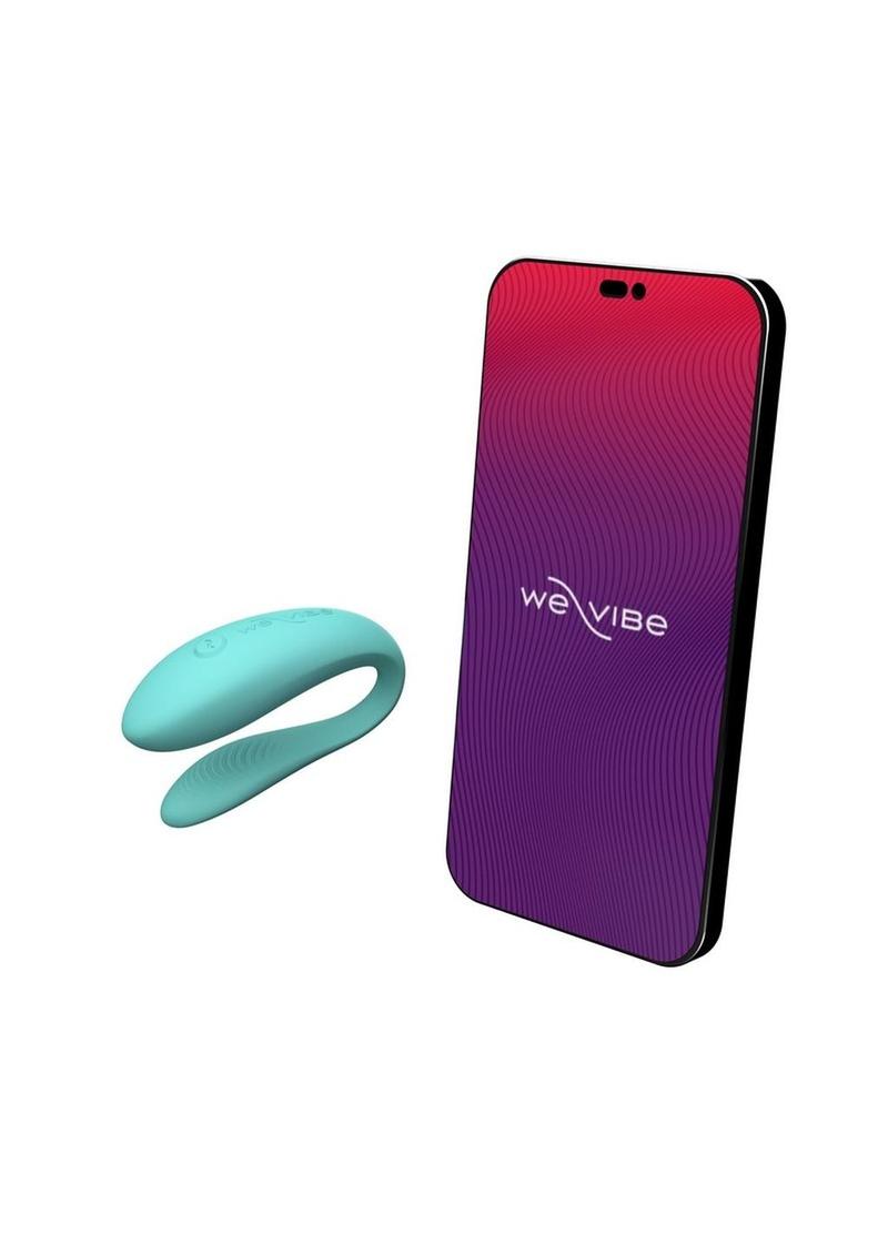 Vibrador para parejas de silicona recargable con control por aplicación We-Vibe Sync Lite