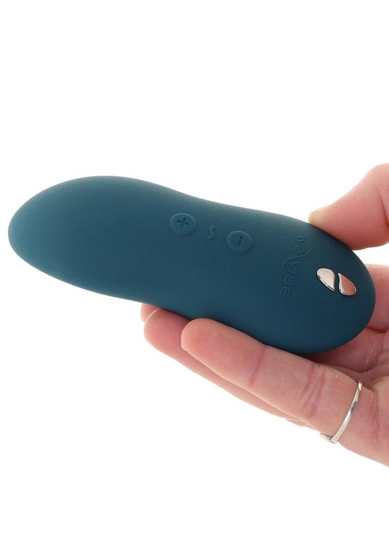 Mini vibrador de silicona recargable para clítoris We-Vibe Touch X - Terciopelo verde