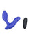 We-Vibe Vector+ Rechargeable Silicone Vibrating Prostate Massager with Remote Control - Blue/Royal Blue