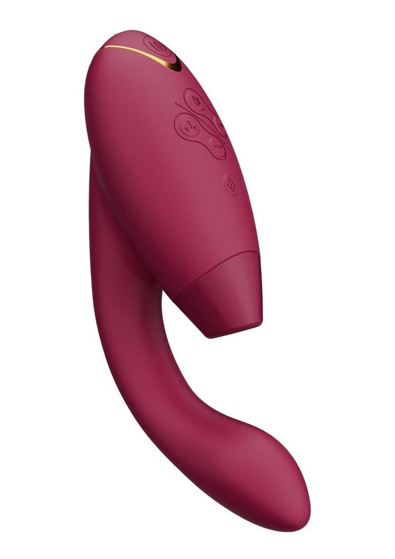 Estimulador de clítoris y punto G recargable de silicona Womanizer Duo 2