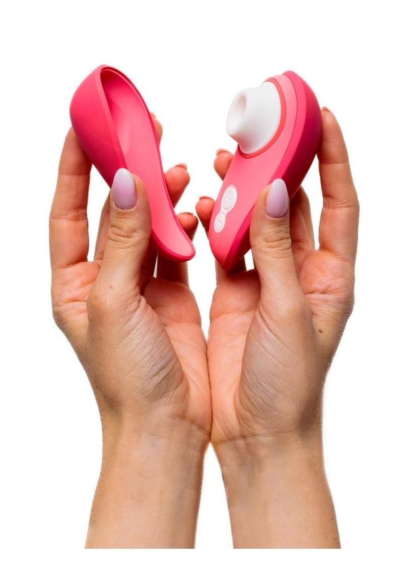 Estimulador de clítoris de silicona recargable Womanizer Liberty 2 - Vibrante