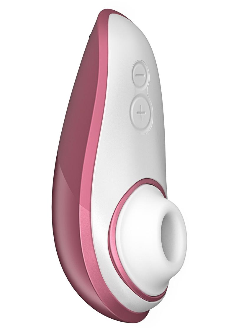 Womanizer Liberty Silicone Rechargeable Clitoral Stimulator - Pink/Pink Rose