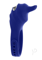 Zero Tolerance Adjustable Fun Ring Rechargeable Silicone Cock Ring - Blue