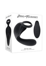 Zero Tolerance Ballin' Out Silicone Rechargeable Prostate Massager with Remote - Black