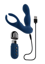 Vibrador anal de silicona recargable Zero Tolerance By All Means con control remoto