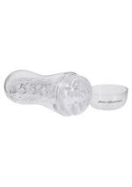 Zero Tolerance Casual Encounter Beaded Pussy Stroker with Vibrating C-Ring